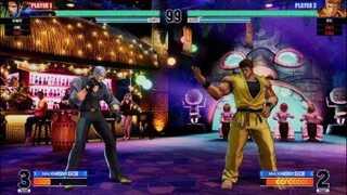 KOF15　チャンピオンvs拳皇　世界１位ロバート　鬼の４９HITコンボ