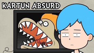 Menonton kartun Absurd - Animasi Damachi animation