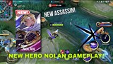 NEW HERO NOLAN GAMEPLAY MOBILE LEGENDS BANG BANG