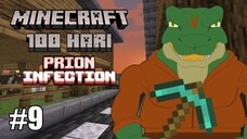 Ngecor Jalan di Markas Pusat! 100 Hari di Terror Prion Infection Minecraft Indonesia Episode 9