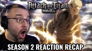 ATTACK ON TITAN SEASON 2 REACTION RECAP