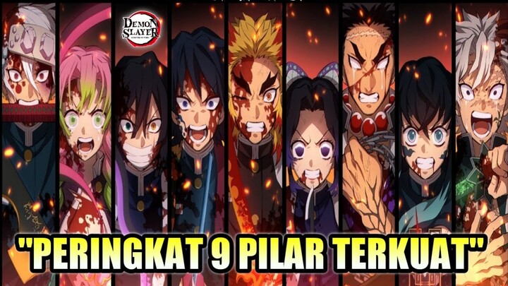 PERINGKAT 9 HASHIRA TERKUAT!!! - Kimetsu no yaiba (Demon slayer)