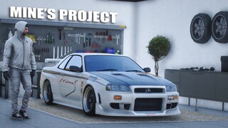 SKYLINE GTR R34 MINE'S x NISMO PROJECT !!! GTA 5 ROLEPLAY