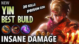 20 KILLS!! NEW HERO YIN BEST BUILD | EMBLEM | COMBO | YIN GUIDE GAMEPLAY 2022 - MLBB