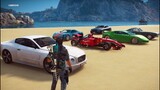 Just Cause 3 | All Sports Cars Jump on the Highest Jump point