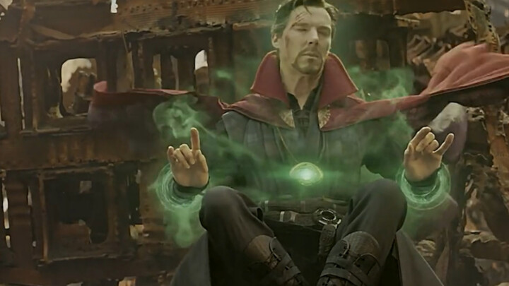 The key to winning the Avengers is that Doctor Strange has been to the future!