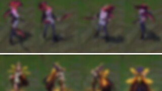 All Game Models For New Skins: Akali, Twisted Fate, Seraphine, Zyra, Shaco, Xayah, Anivia, Darius