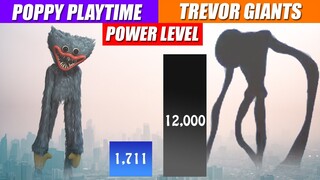 Poppy Playtime and Trevor Giants Power Comparison | SPORE
