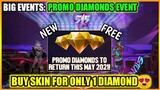 NEW BIG EVENT! PROMO DIAMONDS IS BACK + RELEASE DATE!! | MOBILE LEGENDS 2021