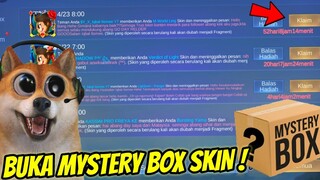 BUKA SMUA MYSTERY BOX SKIN KIRIMAN DARI KLIAN ! TRIMAKASIH GUE JADI KE TAGIHAN WKWK