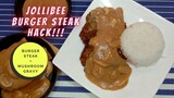 DELICIOUS JOLLIBEE BURGER STEAK HACK // FAST FOOD RECIPE AT HOME