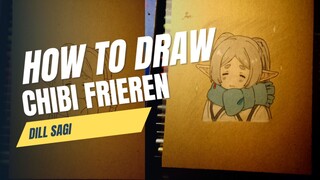 Draw Frieren Simple | Waifunya siapa ini hidupnya bakal abadi😋
