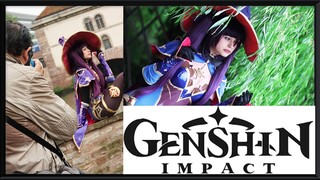 Genshin Impact Cosplay Mona - Shooting photo à Strasbourg