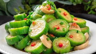 Bí quyết xào MƯỚP xanh mượt không bị tái, không chảy nước, giữ độ ngọt | Melon fruit recipe