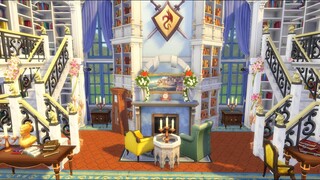 Beauty and The Beast Library Inspired (NO CC) - TS4 [SPEED BUILD]