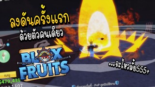 Roblox ลงดันครั้งแรก ด้วยตัวคนเดียว!จะไหวมั้ย555+ (Blox Fruits)