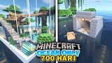 700 Hari di Minecraft tapi Ocean Only❗️❗️TEROWONGAN KERETA BAWAH LAUT❗️❗️