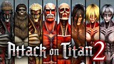 รวมไททันทุกตัวในเกม Attack on Titan 2