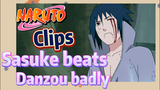 [NARUTO]  Clips |  Sasuke beats Danzou badly