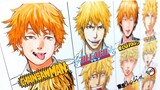 Drawing Denji In Different Anime Manga Styles | Chainsaw Man