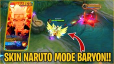 Skin Naruto Mode Baryon! Efeknya Kece Badai!