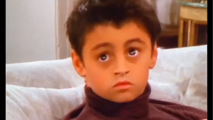 Friends but baby version of Joey is so cute hahahahaha