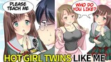 I Taught A Hot Girl How To Cook And Her Twin Sister Suddenly Likes Me Too? (Comic Dub | Manga)
