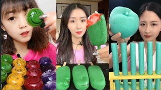 Thánh Ăn Đá Lạnh Như Ăn Kẹo Ngọt, Ăn Trái Cây Bộc Chocola - ASMR Ice Crunchy Eating sound#15