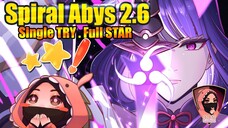 Spiral Abyss 2.6 [Single Try]