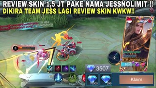 BAKAR SKIN LANCELOT 1,5JT PAKE NAMA JESSNOLIMIT, DI KIRA MUSUH JESS REAL LAGI REVIEW SKIN KWKW!!