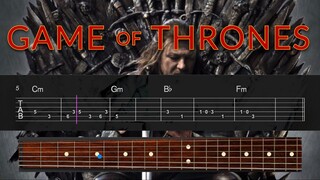 Game Of Thrones - Guitar TAB Playalong