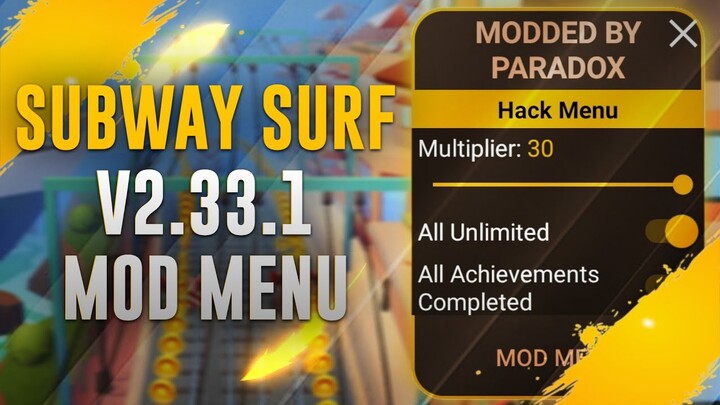SUBWAY SURF V2.33.1 MOD MENU