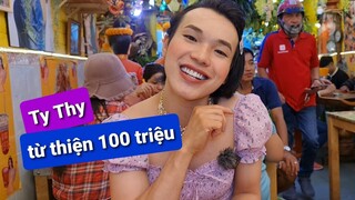 Ty Thy làm từ thiện 100 triệu đồng - Ẩm thực Cha Rồng gỏi đu đủ