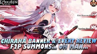 [Echocalypse] - Chiraha is out! Review and F2P Summons! Can I get her or does the game win??