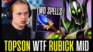 Topson WTF Rubick Mid - Aghanim's Scepter + Aether Lens Build