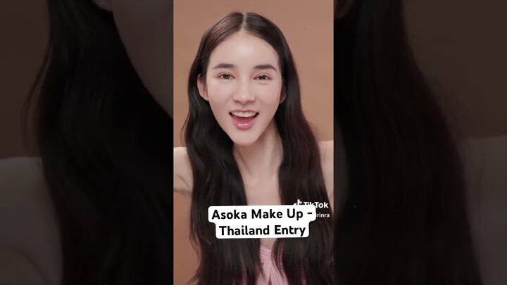 Asoka Make Up Trend Thailand Entry 😍 #trending #viral #art #beauty #makeup #thailand