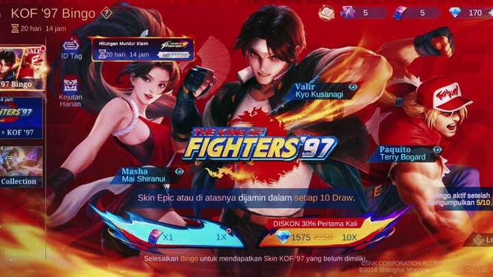 SKIN KOF EDISI MOBILE LEGEND