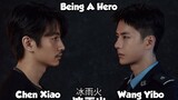 Chen Xiao & Wang Yibo Upcoming Drama Being A Hero 冰雨火