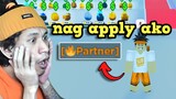 So I Applied As Partner of Pet Simulator X | Roblox