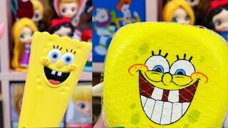 [Membuka Kotak SpongeBob SquarePants] Membongkar kotak buta dan tas buta alat tulis SpongeBob Square