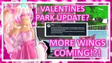 ☕ UPCOMING VALENTINES PARK!? AND REPLACED WINGS?! // Roblox Royale High Tea Spill