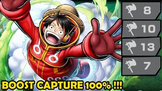 BROKEN !!! Boost Capture 100% Egghead Monkey D. Luffy  - ONE PIECE BOUNTY RUSH