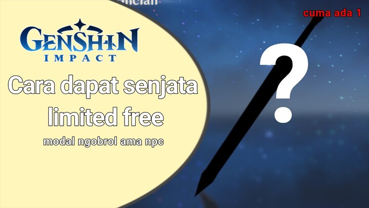 SENJATA LIMITED YANG CUMA BISA DIDAPATKAN 1 KALI DOANG