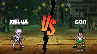 Killua Vs Gon hunter x hunter fights / mugen