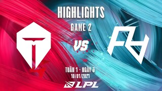 [Highlights] RA vs. TES - Game 2 | Tuần 1 Ngày 3 | LPL Mùa Xuân 2022