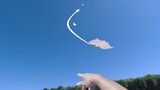 An insensitive light-wave paper plane that can stay in the air and turn around, a balanced block mac