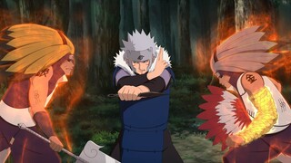 Tobirama Senju Fights Kinkaku and Ginkaku And Defeats them In The First Great Ninja World War