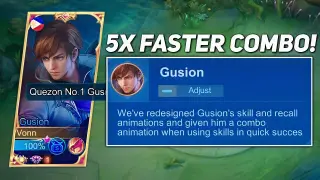 THIS NEW GUSION REVAMP WILL GIVE YOU FASTER COMBO!!