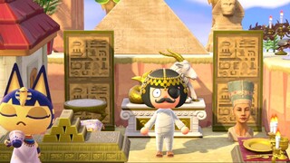 Building An Egyptian Themed Paradise For Ankha! Animal Crossing New Horizons Gameplay