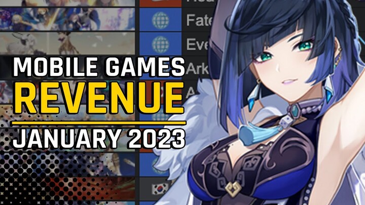 Untungnya Banyak Tapi Game-nya Kagak Diurus!「 Mobile Games Revenue January 2023 」